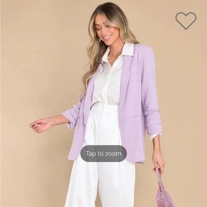 IT'S MY CALL LILAC BLAZER